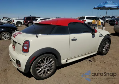 2012 Mini Cooper Coupe John Cooper Works из США, поврежденный, VIN WMWSX5C53CT141587